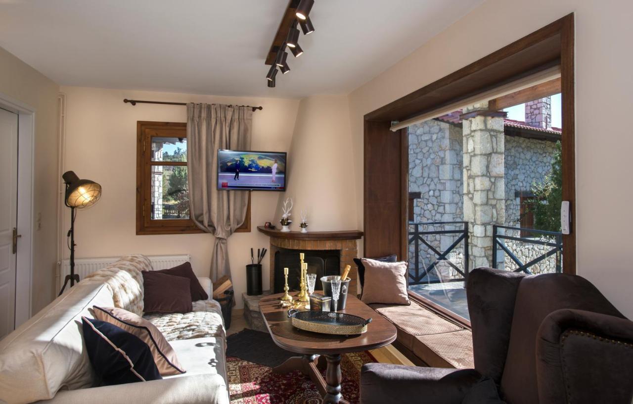 Parnassos Chalets Арахова Экстерьер фото