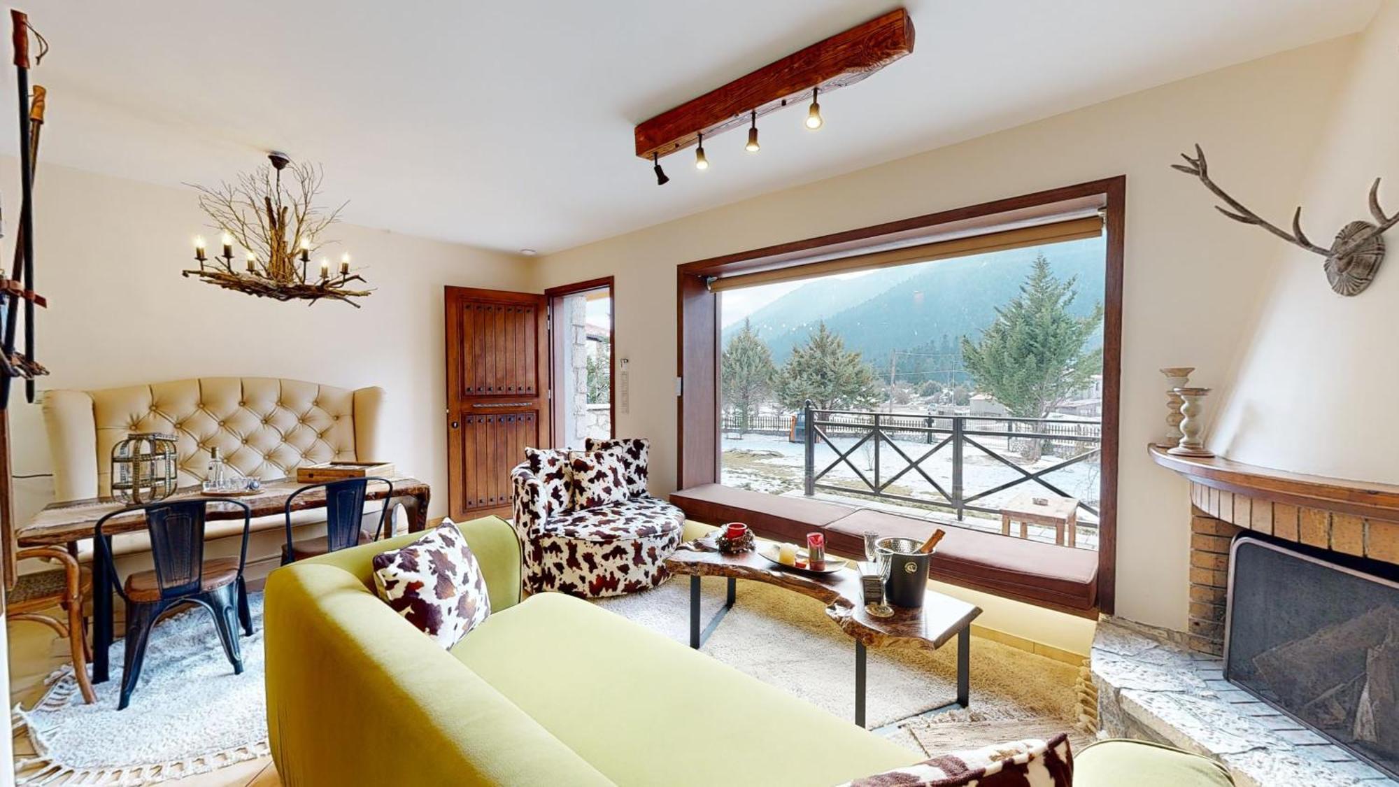 Parnassos Chalets Арахова Экстерьер фото