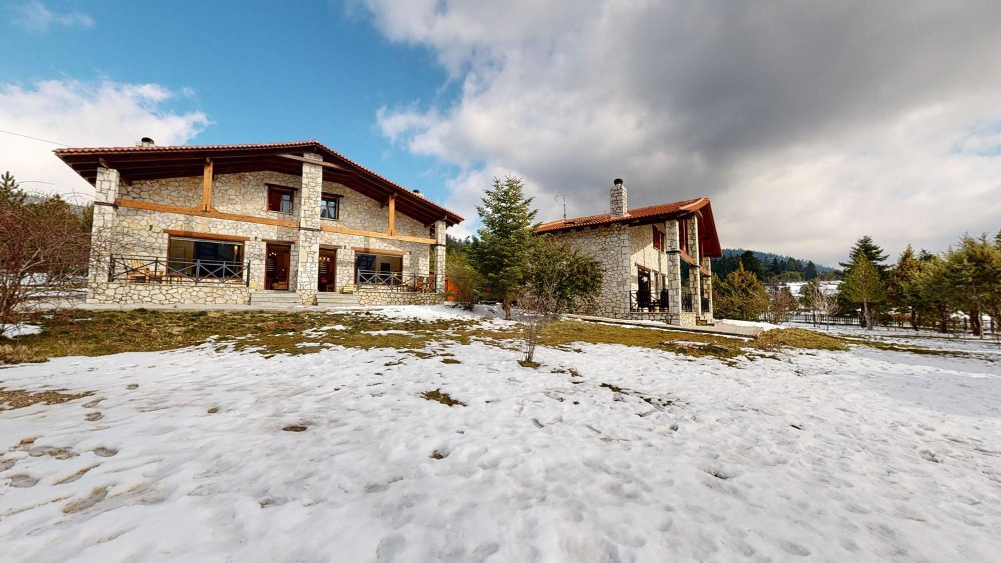 Parnassos Chalets Арахова Экстерьер фото