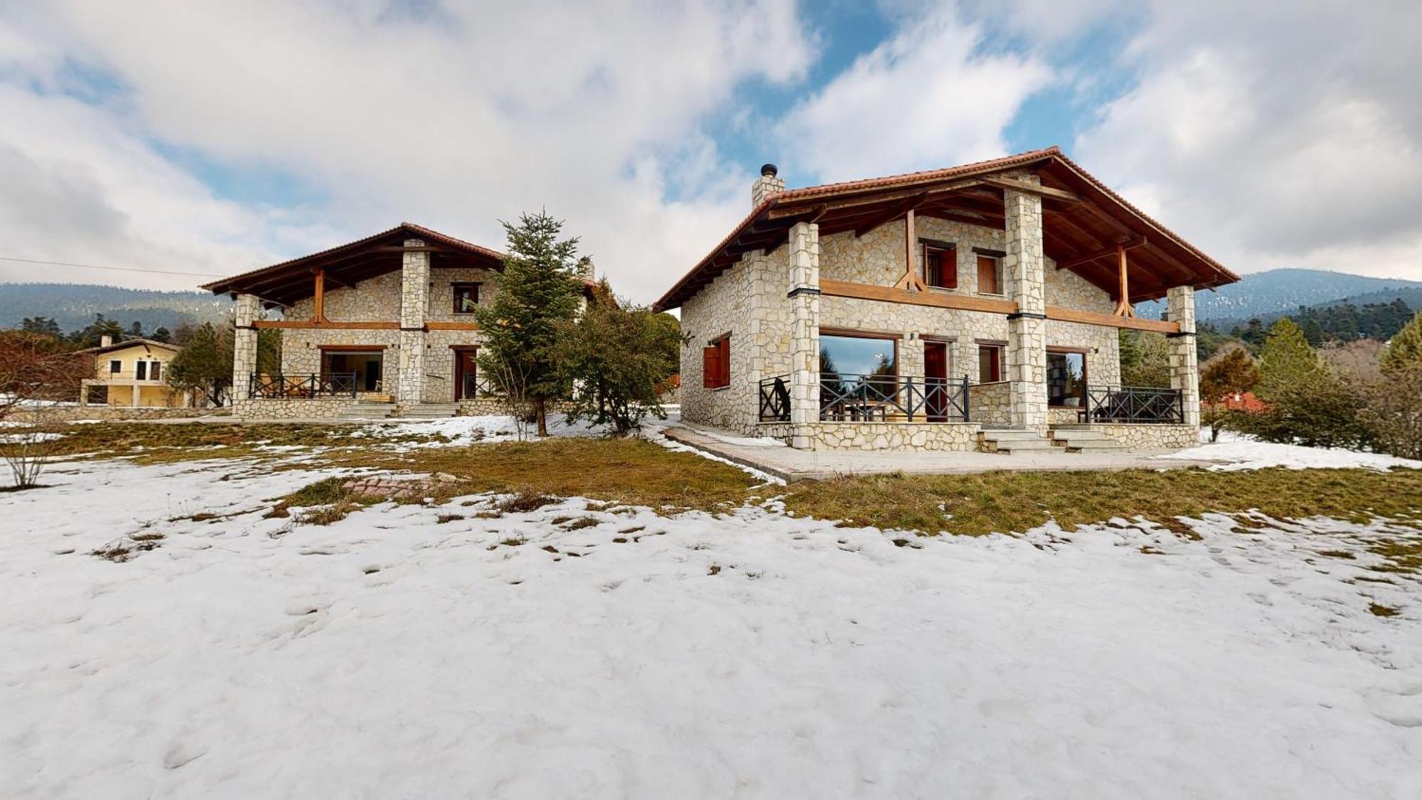 Parnassos Chalets Арахова Экстерьер фото